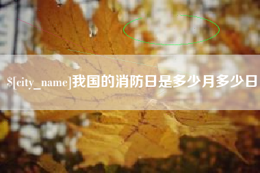 岑溪我国的消防日是多少月多少日