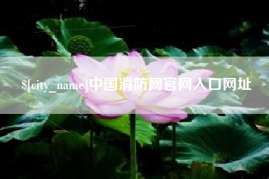 岑溪中国消防网官网入口网址