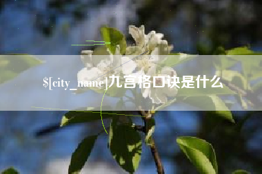 岑溪九宫格口诀是什么