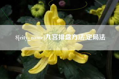 岑溪九宫排盘方法,定局法