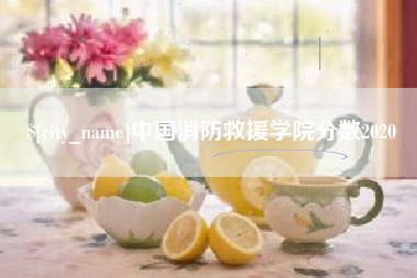 岑溪中国消防救援学院分数2020