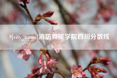 岑溪消防救援学院四川分数线