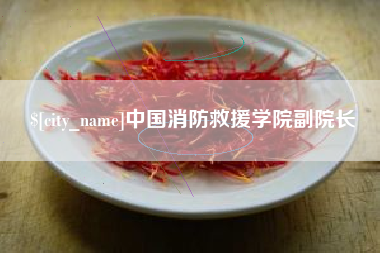 岑溪中国消防救援学院副院长