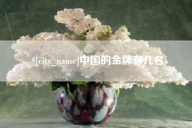 岑溪中国的金牌有几名