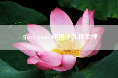 岑溪中国十九枚金牌