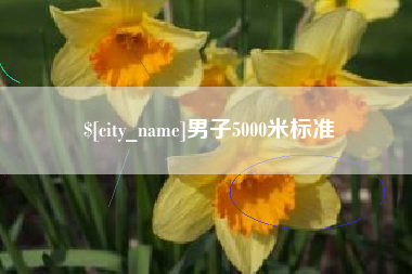 岑溪男子5000米标准