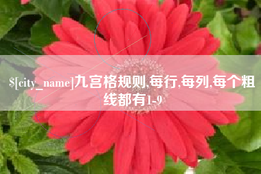 岑溪九宫格规则,每行,每列,每个粗线都有1-9