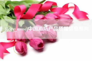 岑溪中国消防产品质量信息查询