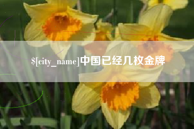 岑溪中国已经几枚金牌