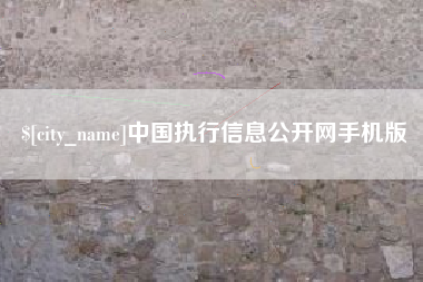 岑溪中国执行信息公开网手机版