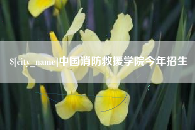 岑溪中国消防救援学院今年招生