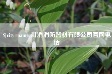 岑溪川消消防器材有限公司官网电话