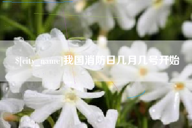 岑溪我国消防日几月几号开始