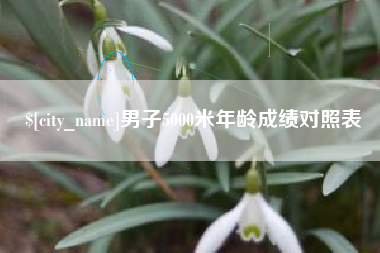 岑溪男子5000米年龄成绩对照表