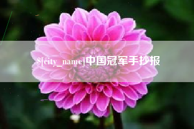 岑溪中国冠军手抄报